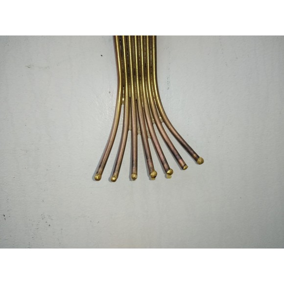 Copper and Brass Willow Tree  Metal Wall Hanging Art Decor Sculpture - Picture 3 of 10